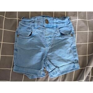 Next solid blue shorts